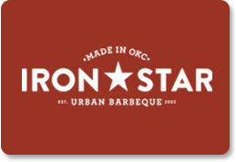 Iron Star BBQ gift card